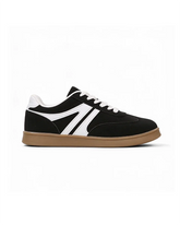 Harbor Court zwarte sneakers met rubberen zool