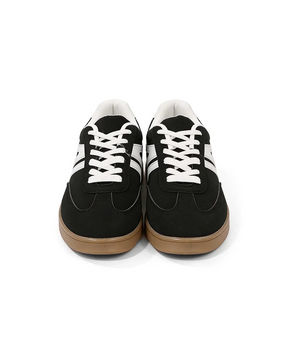 Harbor Court zwarte sneakers met rubberen zool
