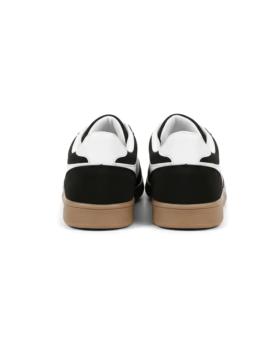 Harbor Court zwarte sneakers met rubberen zool