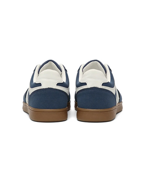 Harbor Court blauwe sneakers met rubberen zool