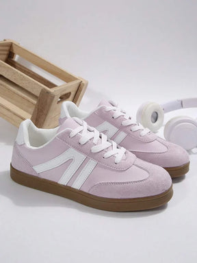 Harbor Court roze sneaker met rubberen zool