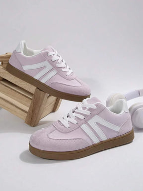 Harbor Court roze sneaker met rubberen zool