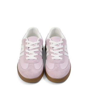 Harbor Court roze sneaker met rubberen zool