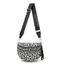 Geruite Crossbody Riemtas voor Dames - Ruime Heuptas voor Moeders & Dagelijks Reizen