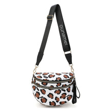 Geruite Crossbody Riemtas voor Dames - Ruime Heuptas voor Moeders & Dagelijks Reizen
