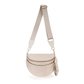 Geruite Crossbody Riemtas voor Dames - Ruime Heuptas voor Moeders & Dagelijks Reizen