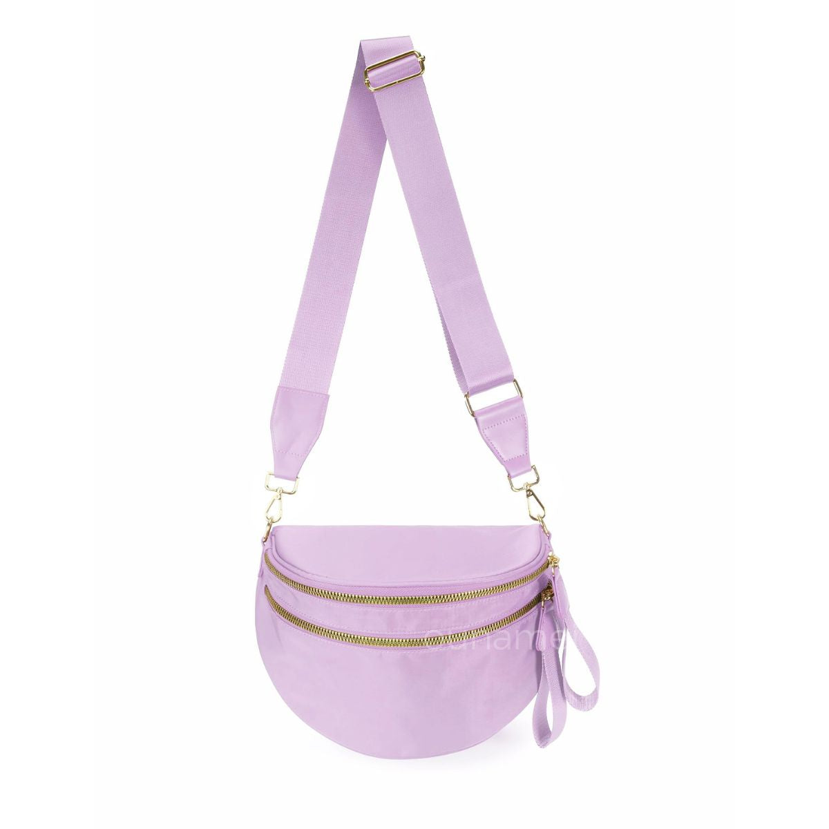 Geruite Crossbody Riemtas voor Dames - Ruime Heuptas voor Moeders & Dagelijks Reizen