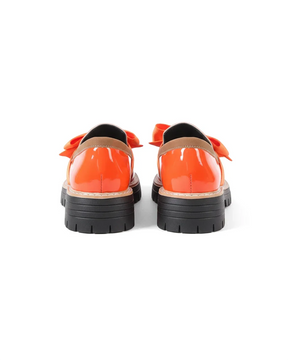 Valerie Bow platform loafers