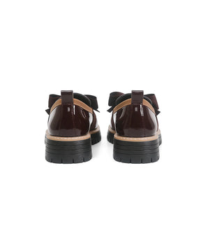 Valerie Bow platform loafers