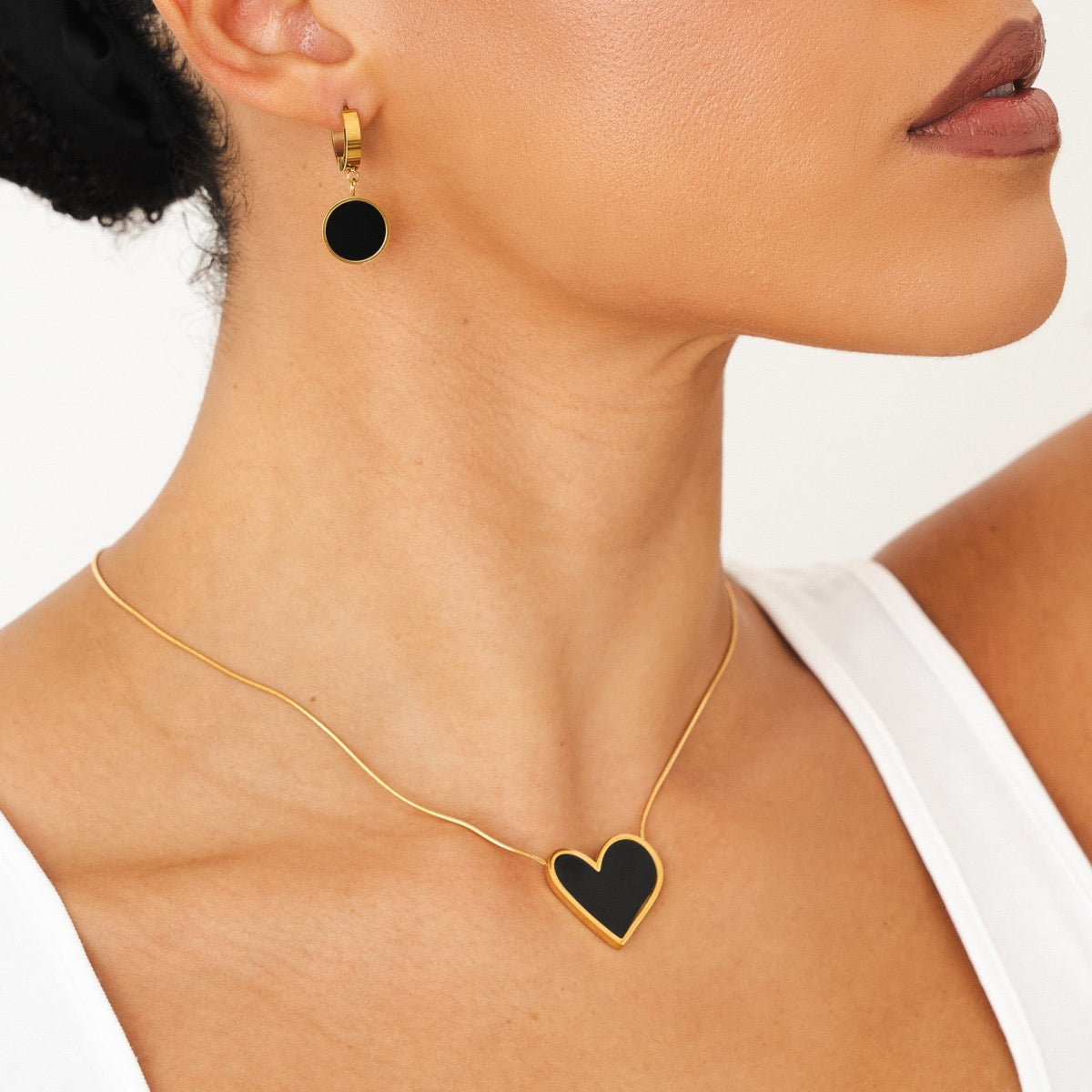 Colar Coração Banhado a Ouro 18k - ByFirenzzi