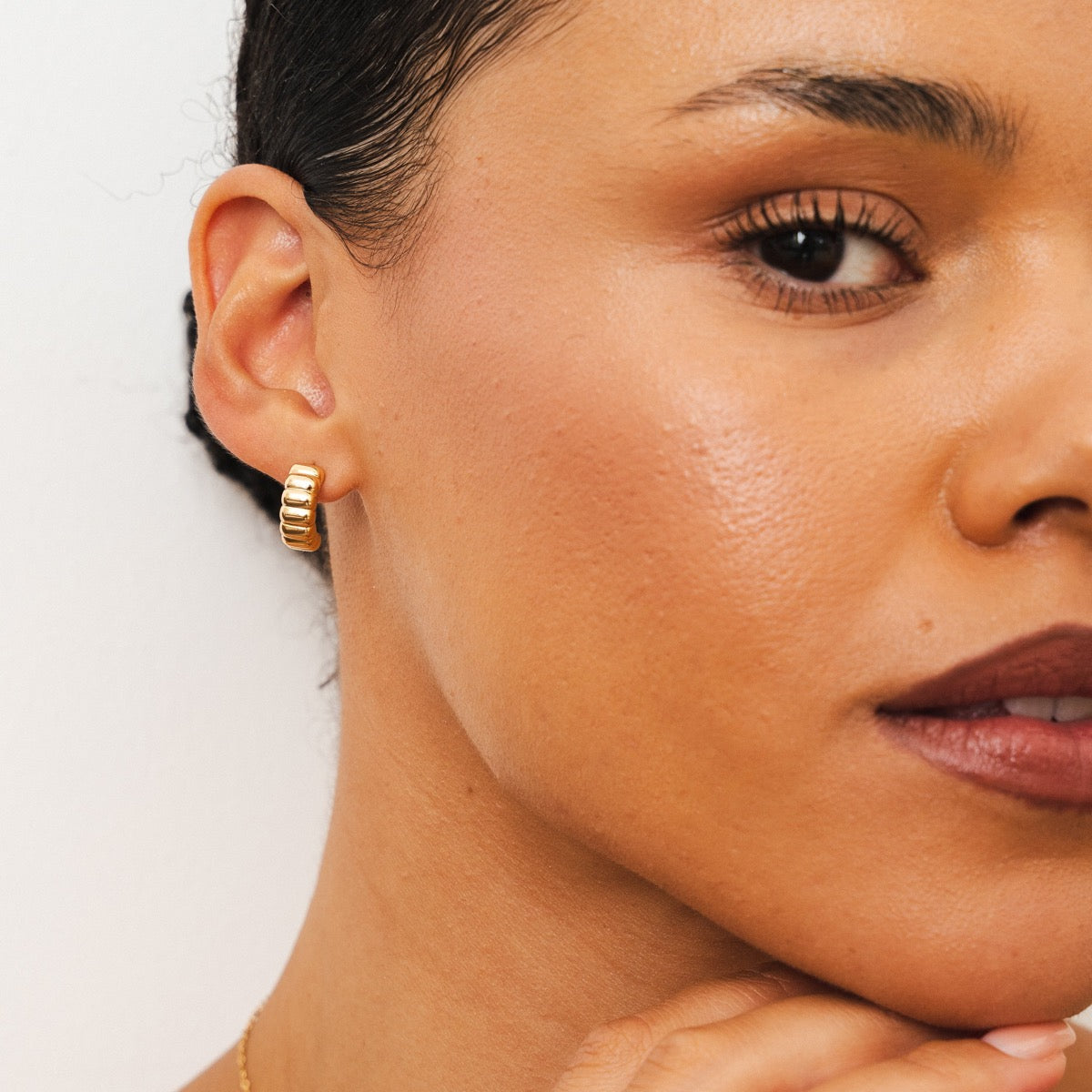 Brincos Argolas Nala Banhado in Ouro 18k - ByFirenzzi