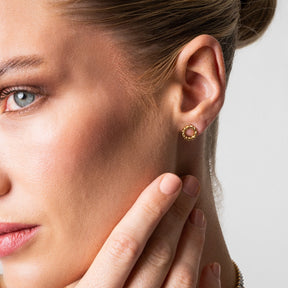 Brincos Corda Banhado a Ouro 18k - ByFirenzzi