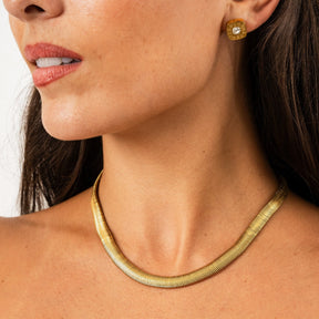 Kraagslang Banhado a Ouro 18k - ByFirenzzi