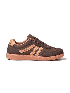 Camden Court bruine rubberen sneakers