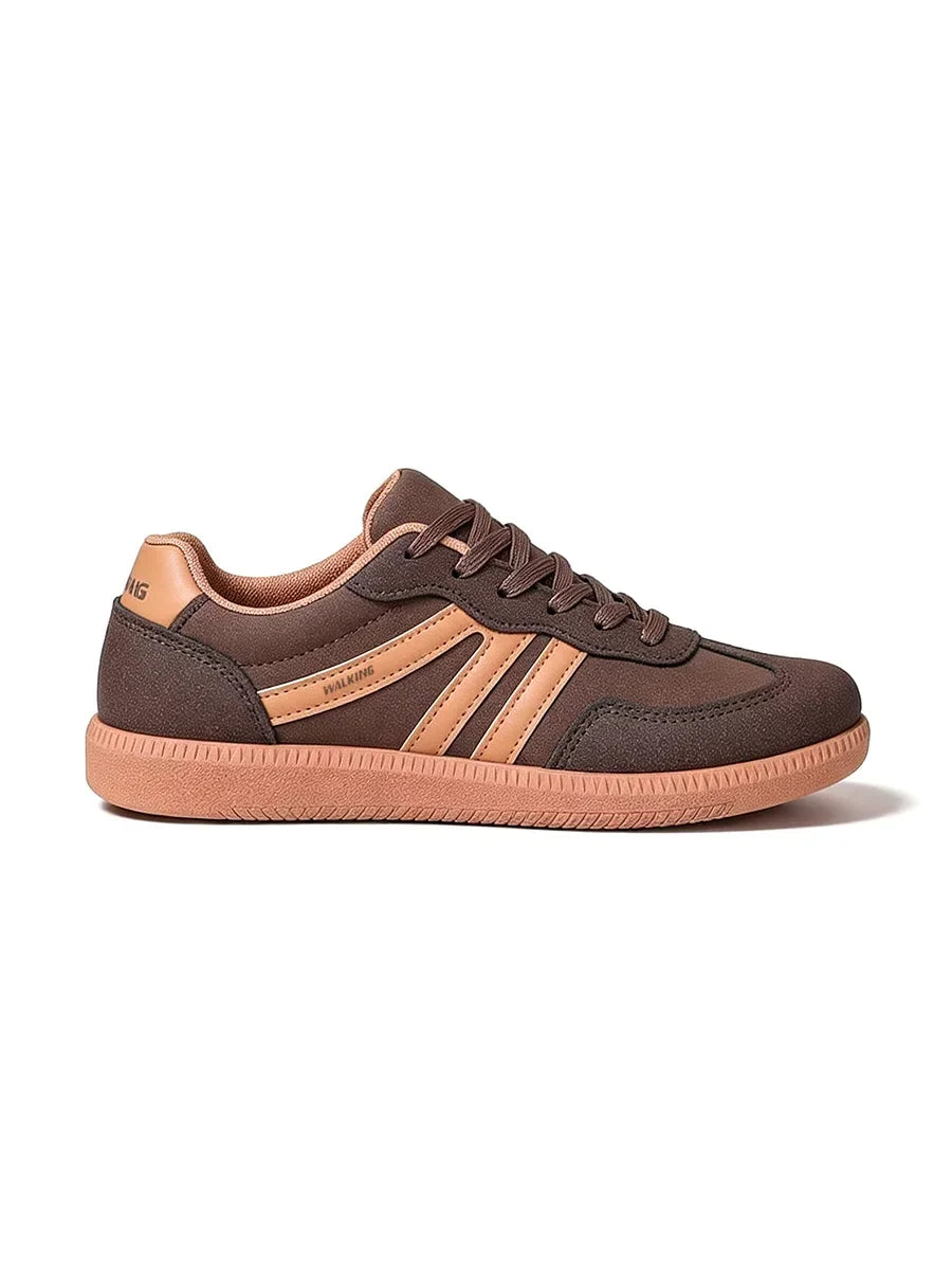 Camden Court bruine rubberen sneakers