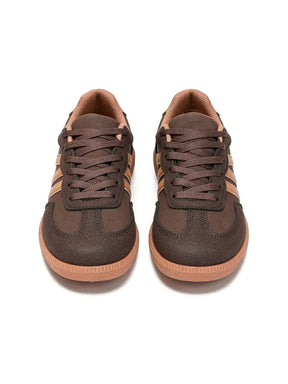 Camden Court bruine rubberen sneakers