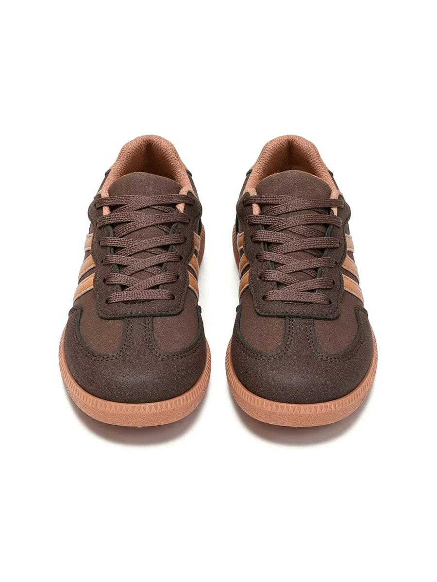 Camden Court bruine rubberen sneakers