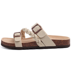 Arden gevlochten kurk comfortabele sandalen 