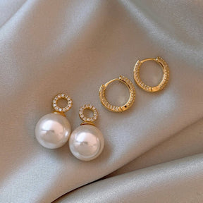 Brinco de Pérola Precious Banhado a Ouro 18k - ByFirenzzi