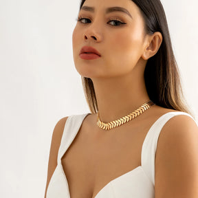 Colar Gargantilha Stella Banhado a Ouro 18k - ByFirenzzi 