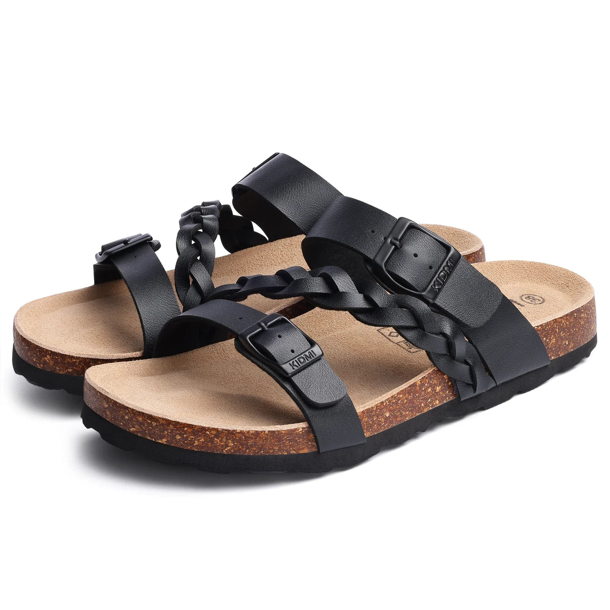 Arden gevlochten kurk comfortabele sandalen 