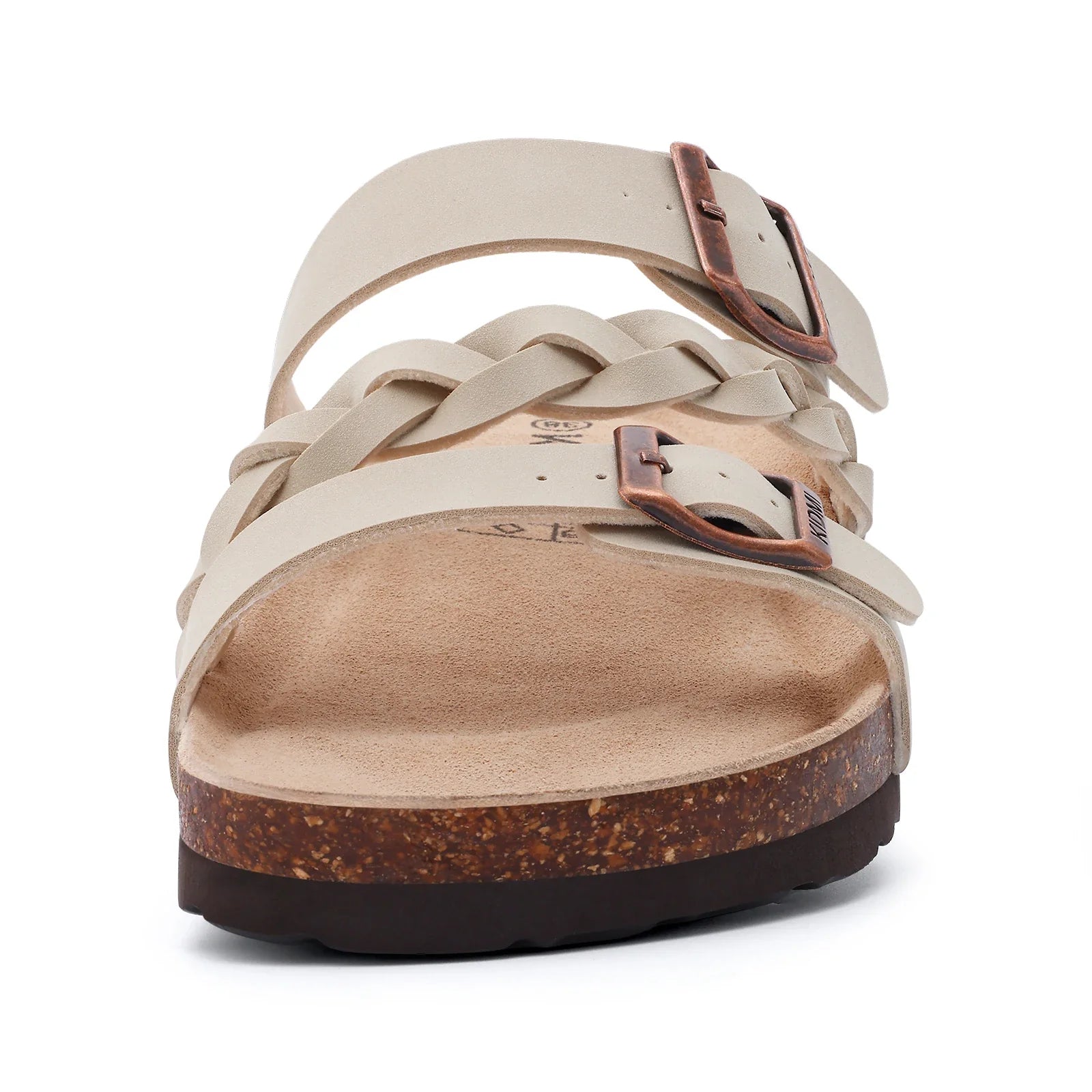 Arden gevlochten kurk comfortabele sandalen 