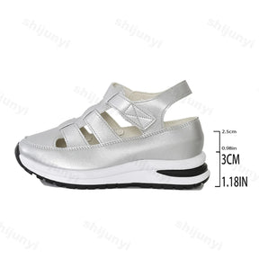 Solenne casual platform sandalen 