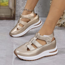 Solenne casual platform sandalen 