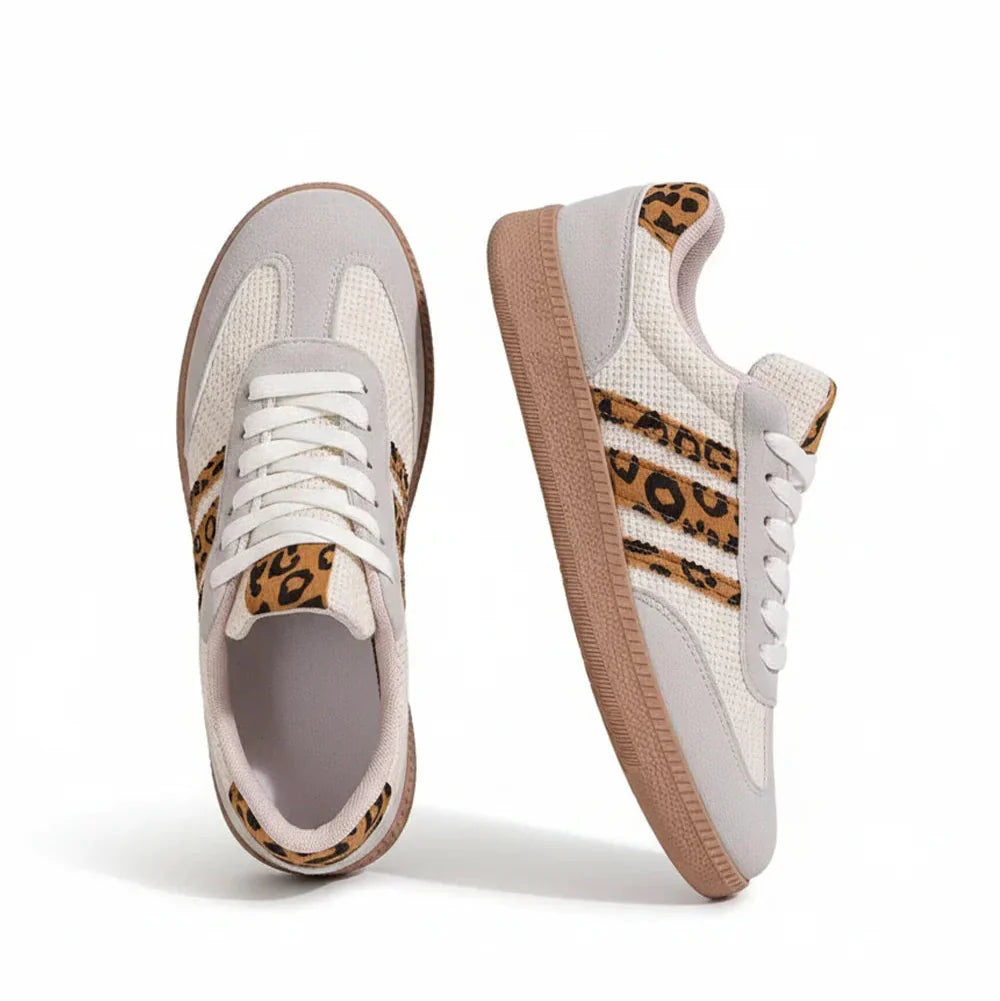 [Limited Edition] Retro sneakers met luipaardprint