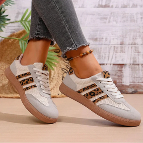 [Limited Edition] Retro sneakers met luipaardprint