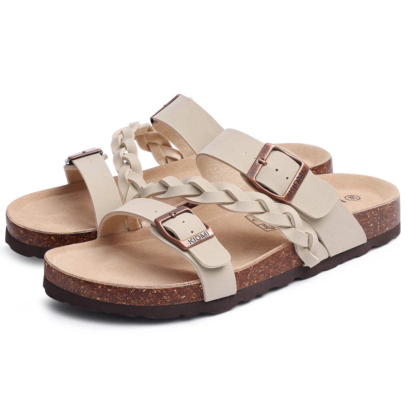 Arden gevlochten kurk comfortabele sandalen 