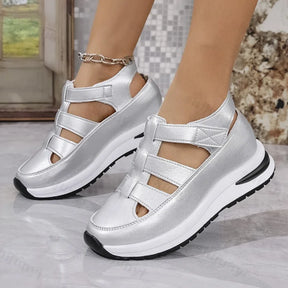 Solenne casual platform sandalen 
