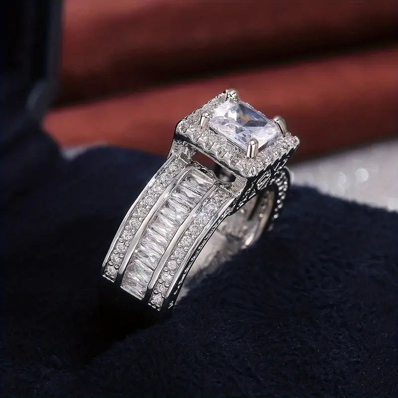 925 Sterling Zilveren Zand Monarchie Ring – ByFirenzzi