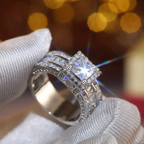 925 Sterling Zilveren Zand Monarchie Ring – ByFirenzzi