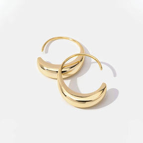 Brinco Clássico Pendente Banhado a Ouro 18k - ByFirenzzi