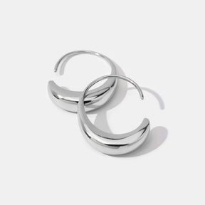 Klassieke oorringen van 925 sterling zilver – ByFirenzzi