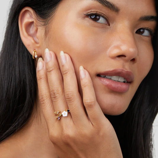 18k Gold-Plated Bella Bloom Ring – ByFirenzzi