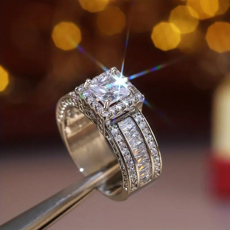 925 Sterling Zilveren Zand Monarchie Ring – ByFirenzzi