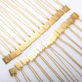 Colar Iniciais Letra Banhado a Ouro 18k - ByFirenzzi