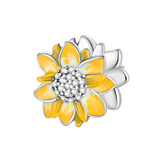 Berloque Flor de Sol Prata 925 - ByFirenzzi