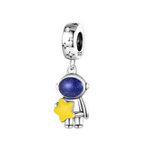Berloque Astronauta Prata 925 - ByFirenzzi 