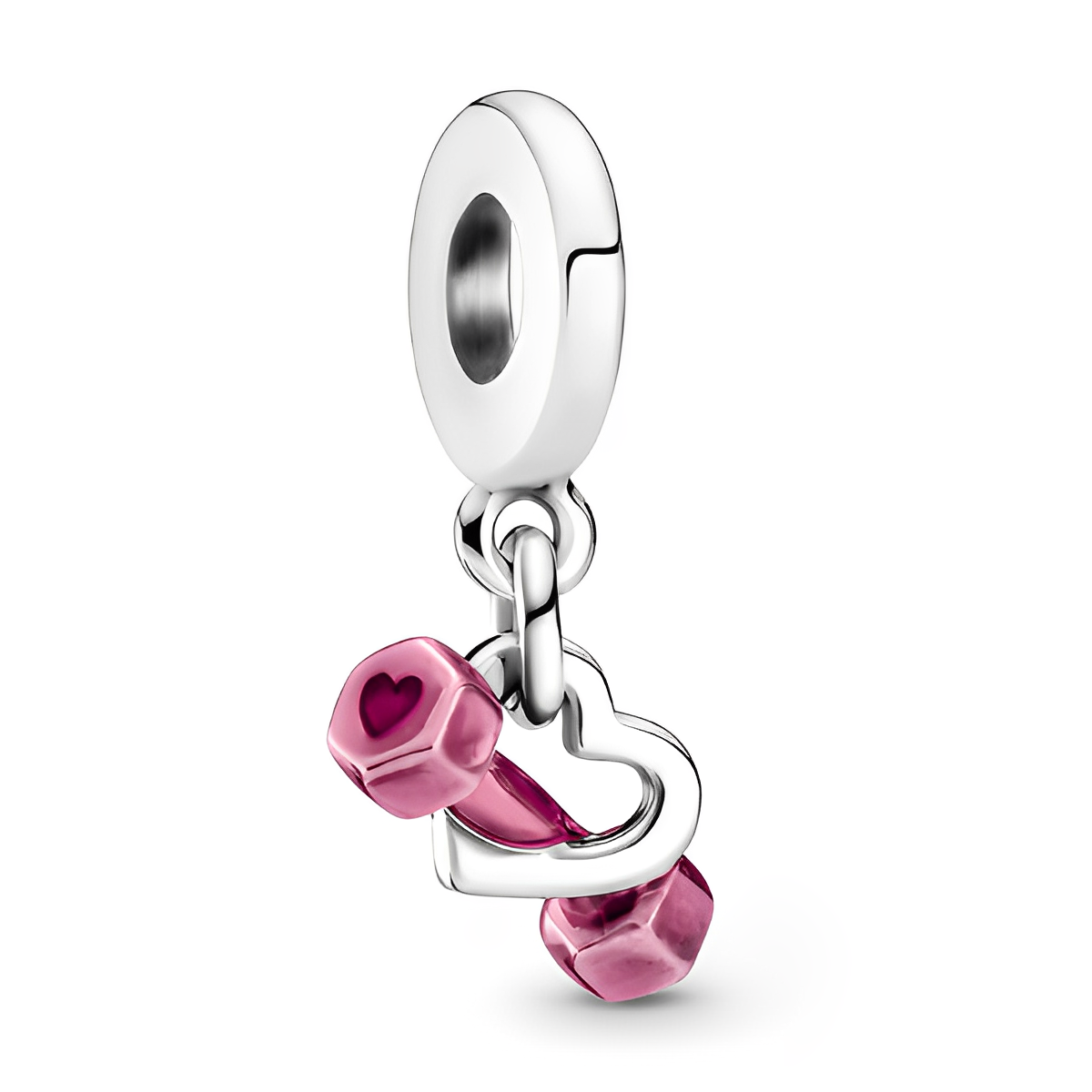 Fitnessbedeltje van 925 sterling zilver – ByFirenzzi